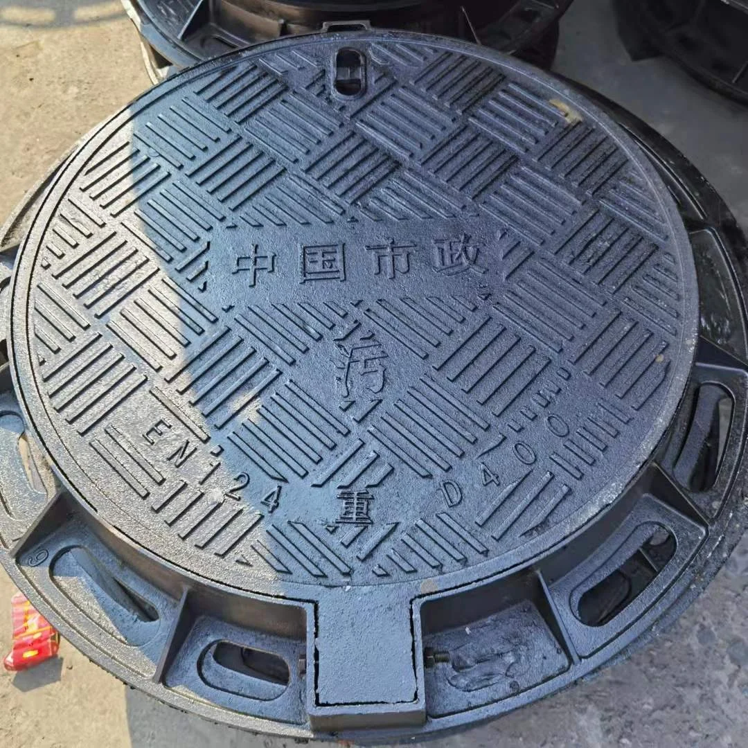 Оптовая продажа чугунный ковш из ковкого чугуна тяжелый en124 D400 850*850 крышка люка с замком
