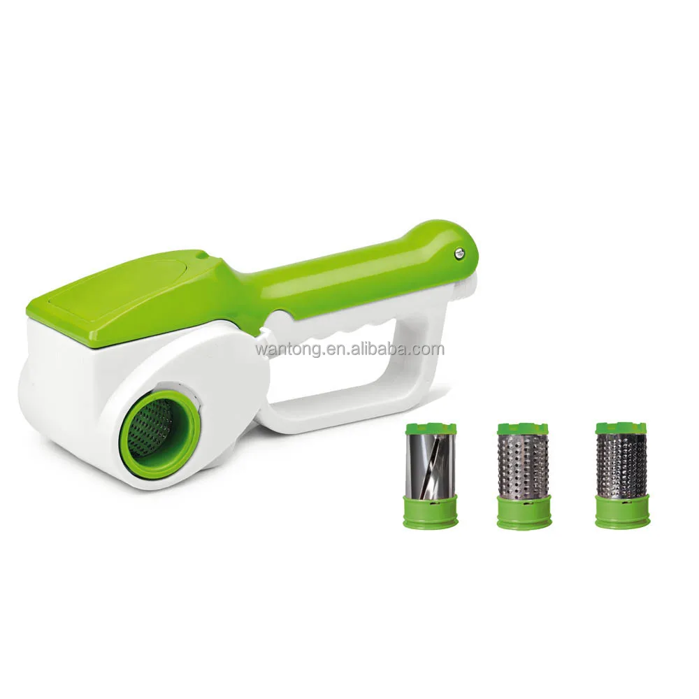 Handheld Cheese Grater with Stainless Steel Drum for Grating Hard Cheese Chocolate Nuts