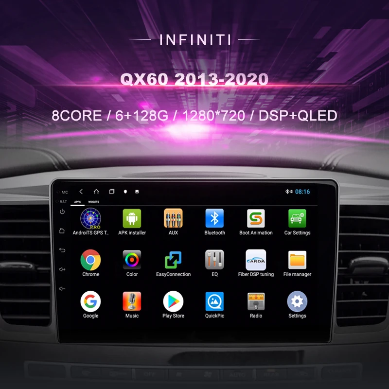 Автомобильный DVD для Infinity QX60(2013-2020) Радио Мультимедиа Видео плеер навигация GPS Android 10 0 двойной Din WIFI сенсорный