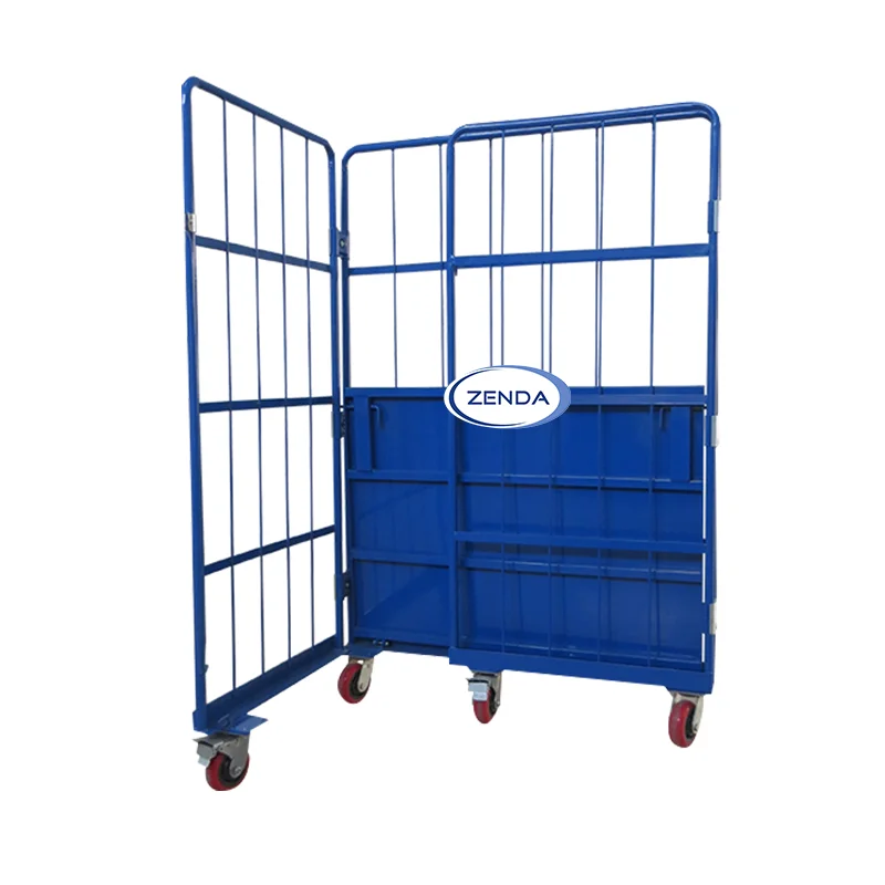 Поставка с завода ZENDA универсальная тележка-контейнер средней мощности порошковым