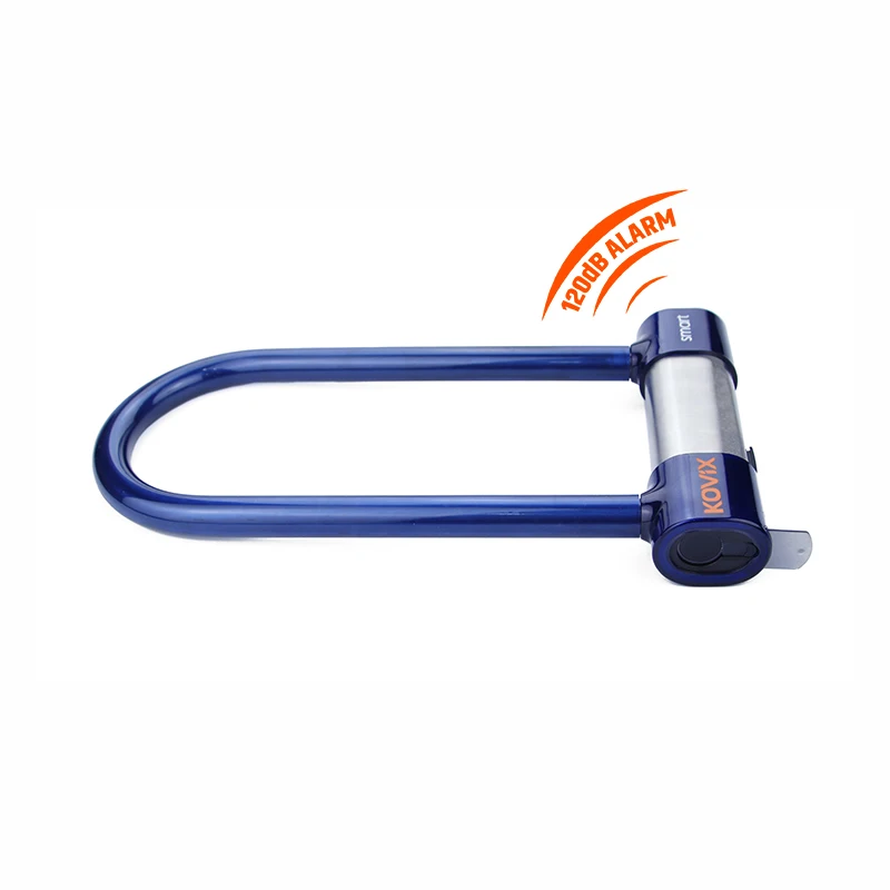 Smart Ble Fingerprint 120Db Anti-Theft Security Alarm U Lock Motorcycle Bicycle Bike U Lock