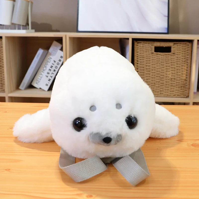 Hot sale Unisex Sea Animal Seal Plush Toys Soft Kid Cushion Backrest PP Cotton Huggable Squishy Sea Lion Pillow
