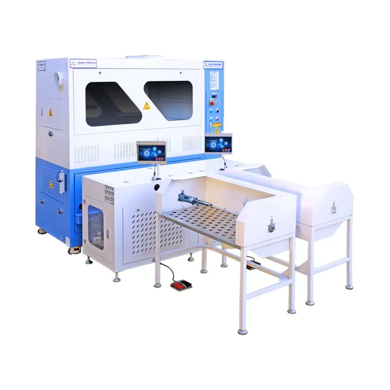 High Efficiency Fuda 8T6D Double Nozzles Automatic Down Sweater Duvet Polyester Staple Fiber Filling Machine