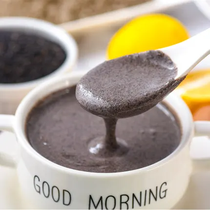 High nutrition black bean sesame walnut powder instant drink powder meal replacement powder
