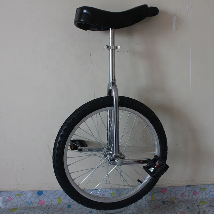 20 inch unicycle bicycle chrome fork steel rim unicycle one wheel unicycle single wheel bike
