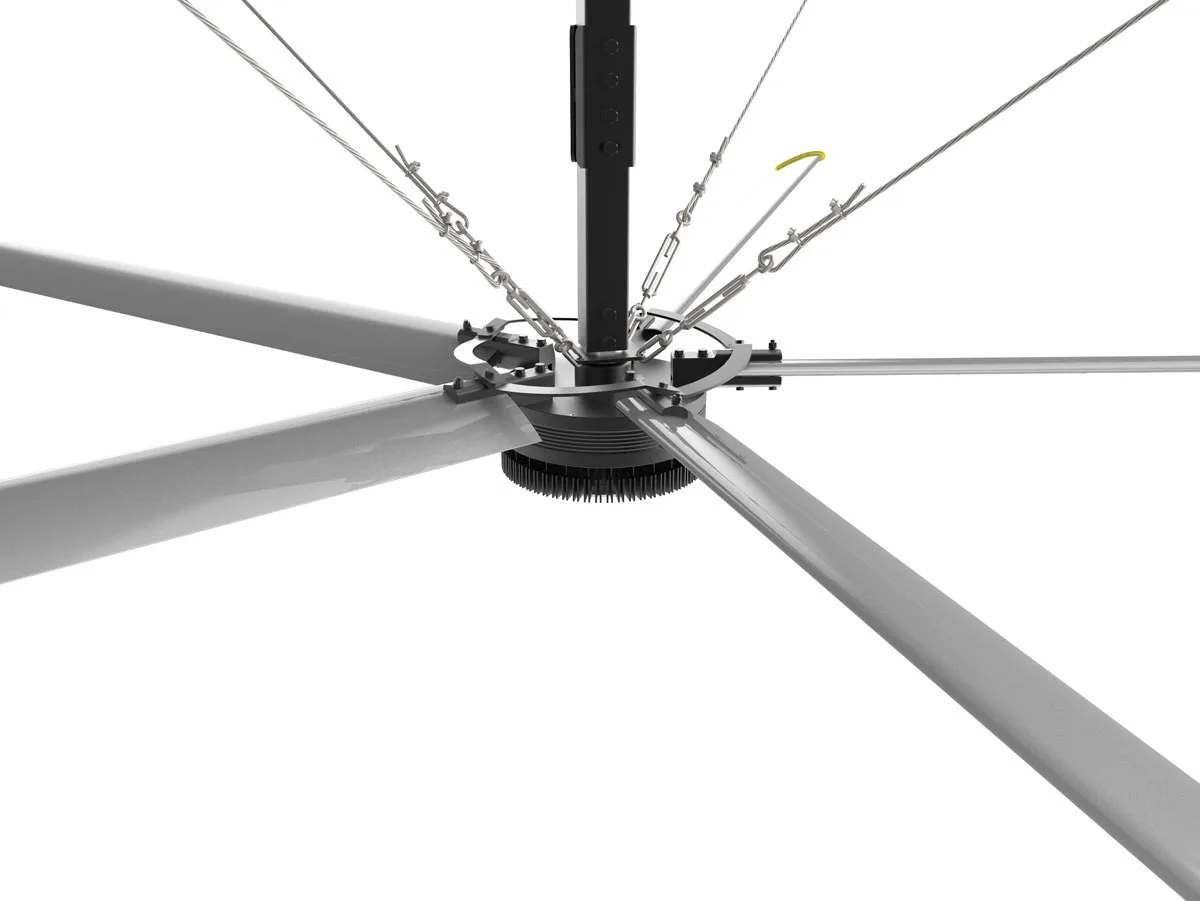 4.9 - 7.3 meters Gran ventilador Industrial  Techo fan