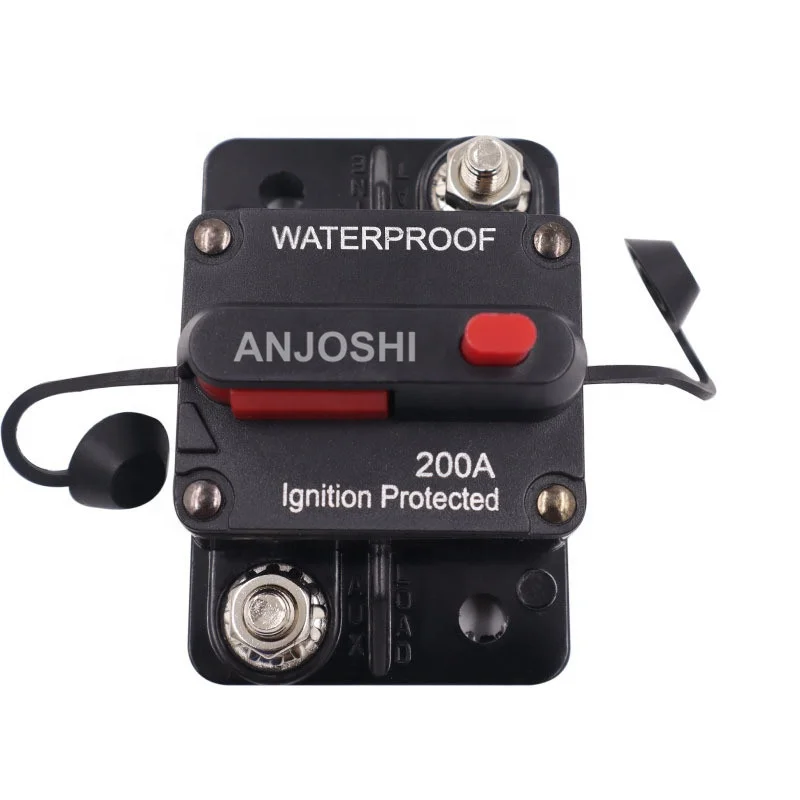 30-300A Circuit Breaker with Manual Reset 12V-36V DC Waterproof Surface Mount for Car Audio Rv Marine Boat Truck Trolling Motors