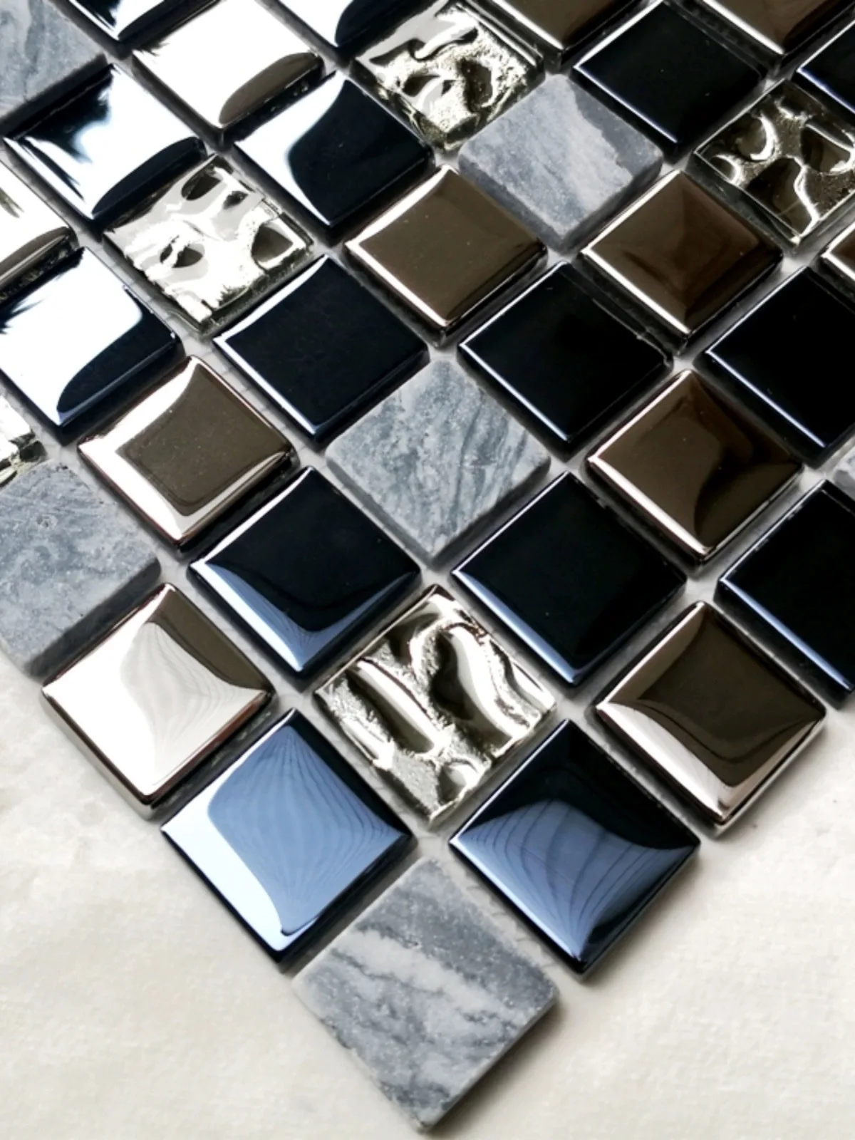 DBDMC BRAND Customized Natural Stone Marble Mosaic Decorative Background Stone Green  Marble Mosaic Tile