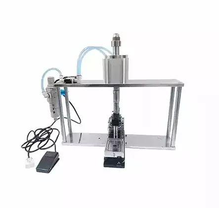 E500 Pneumatic Press for Magnet and Pin button semi-automatic pressing