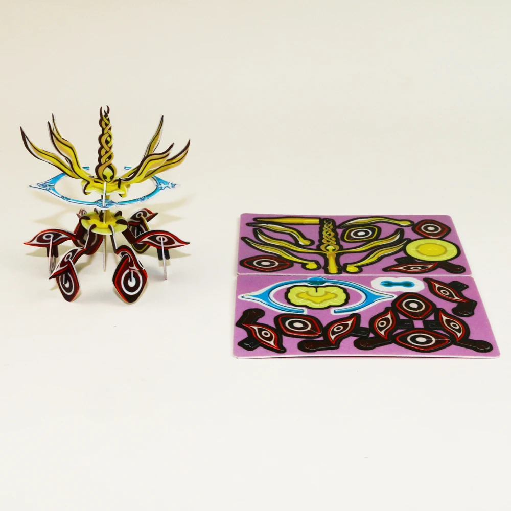 
Customized personalized food grade 3D plastic puzzle toys for children 