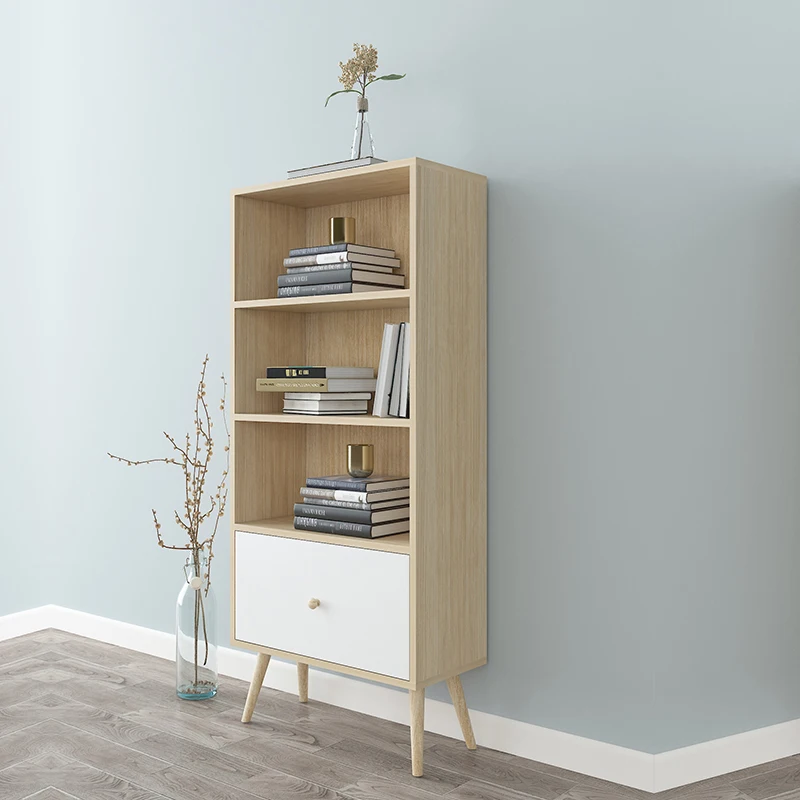 OEM/ODM Wooden Bookcase Storage Cupboard Cube Storage Unit Free Standing Cabinet Top Quality Home Furniture