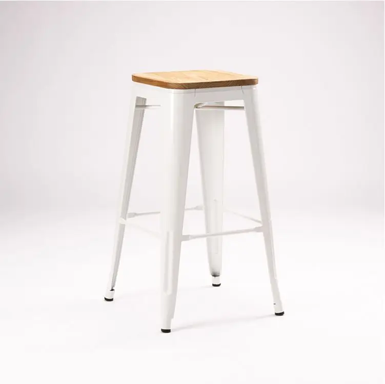 Bars Chairs With High Quality Bazhou Velvet Bar Chair Metal Bistro Modern Small Stool Black Swivel Cafe For Restaurant