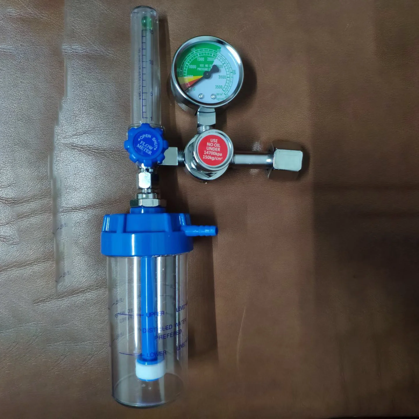 2023 NINGBO KangWei Brass Wholesale Price Manufacturer europe oxigen regulator medical portable