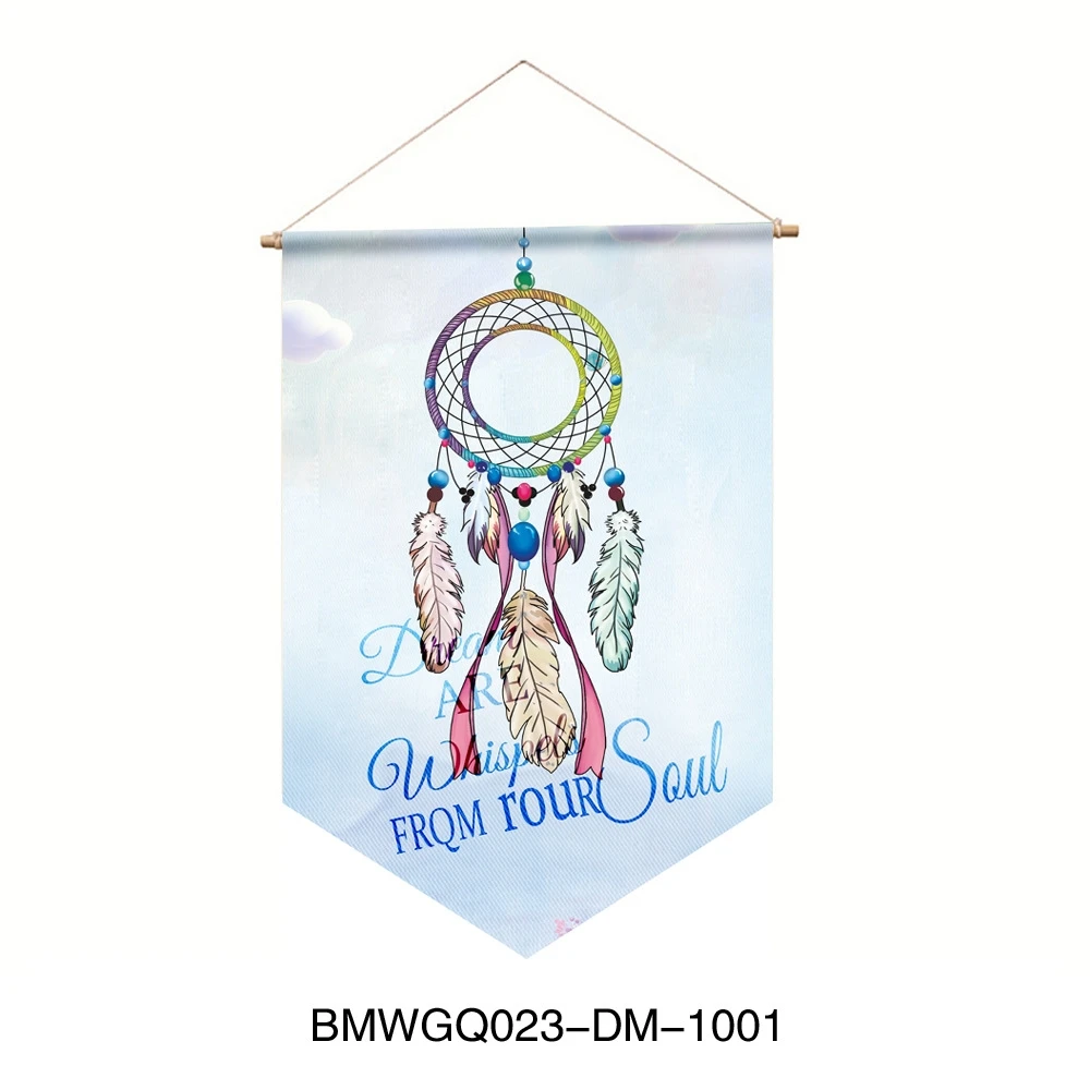 Any Size Custom Cotton Canvas Banners Wall Hanging Decor Pennant Flag