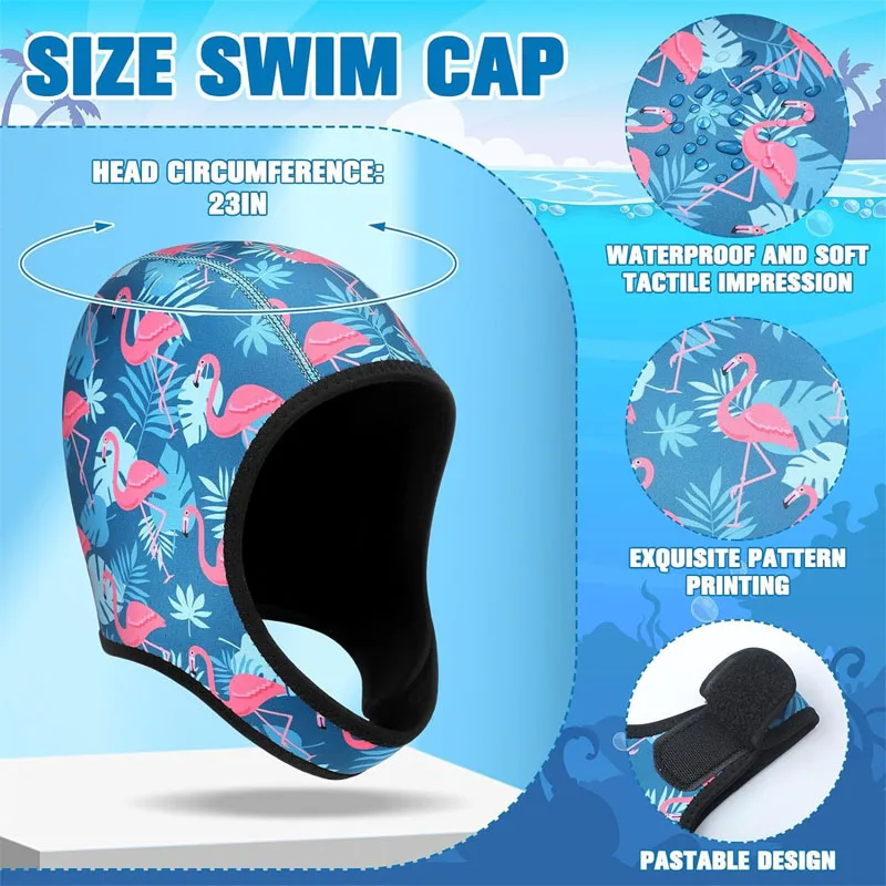 Custom Neoprene Thermal Waterproof Diving Hood Surf Swimming Cap for Water Sports Dive Cap