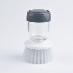 Hot Sale Palm Washing Kitchen Soap Dispensing Scrubber Cleaning Brush Dish Brush