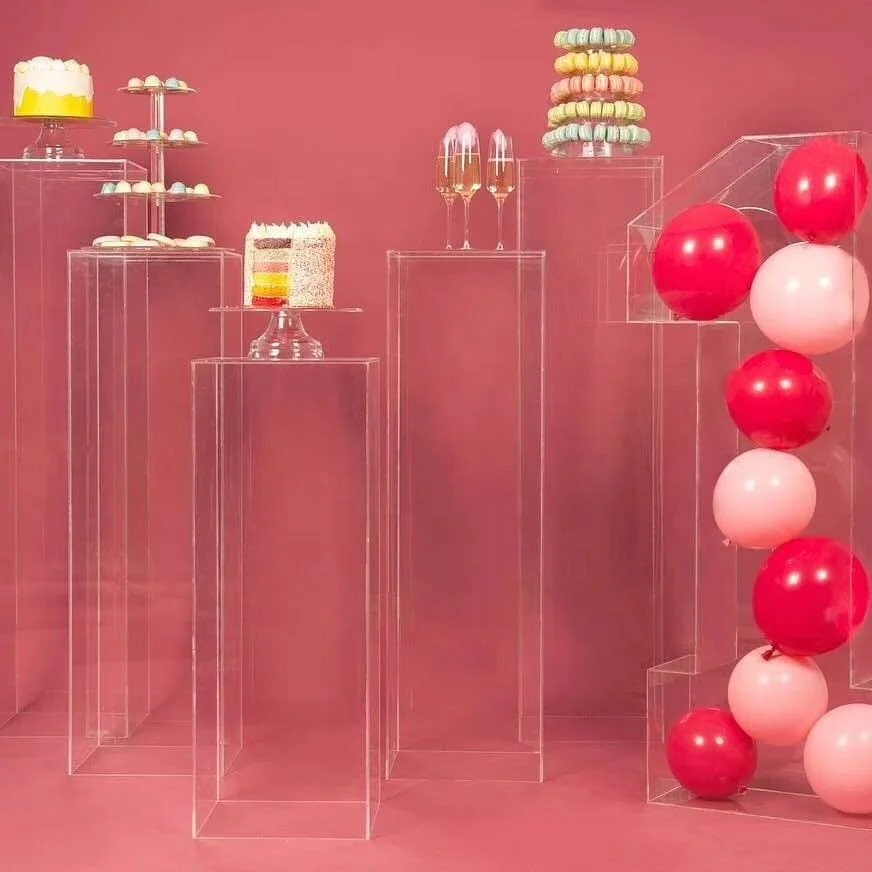 Хит продаж, прозрачная акриловая ваза для цветов, свадебная акриловая Цветочная подставка, Свадебный центральный кусок, фабрика ВАЗ