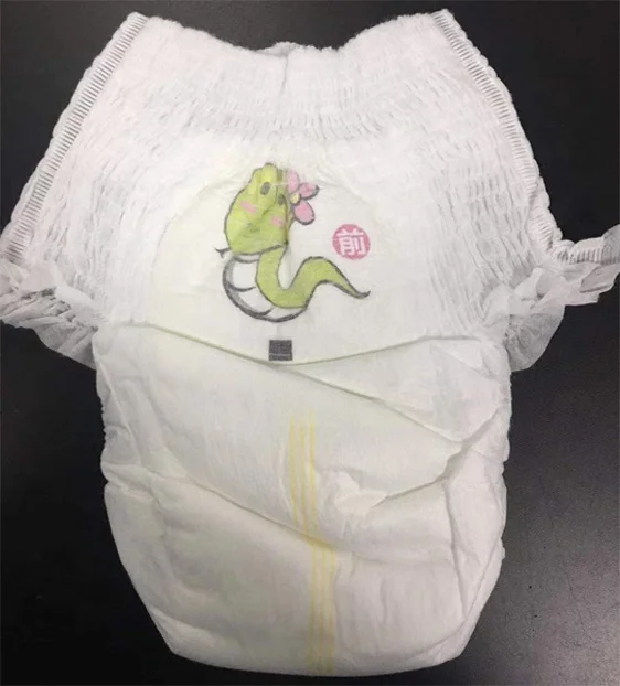 
Dry Surface Absorption and Non Woven Fabric Material Disposable diaper pants/baby training pants for sale 