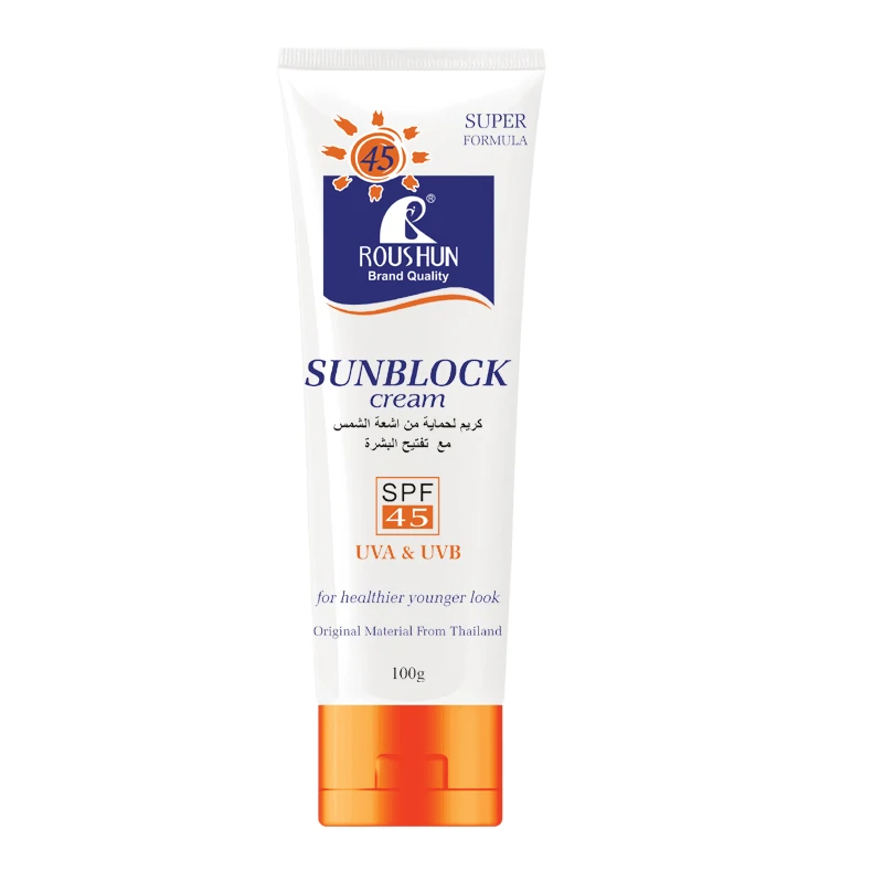 ROUSHUN Sunblock Cream Sunscreen  ,PDF 45 ,100gram