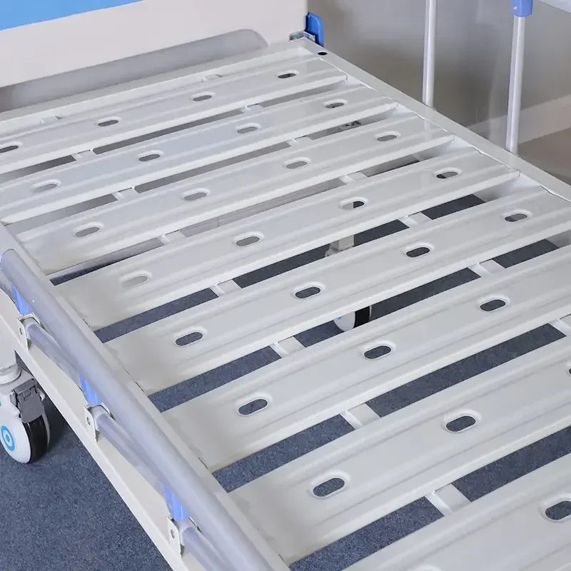 Best Price Medical Clinic Furniture 1 Crank Abs Patient Healthcare Folding Manual Hospital Bed factory manufacturer