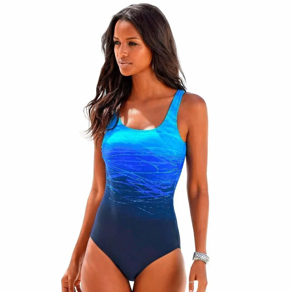 Fashion One-piece Swimsuit Suit Sexy Print Woman Bikini One Piece Body Women Swimwear Clothes Monokini Beach Bathing