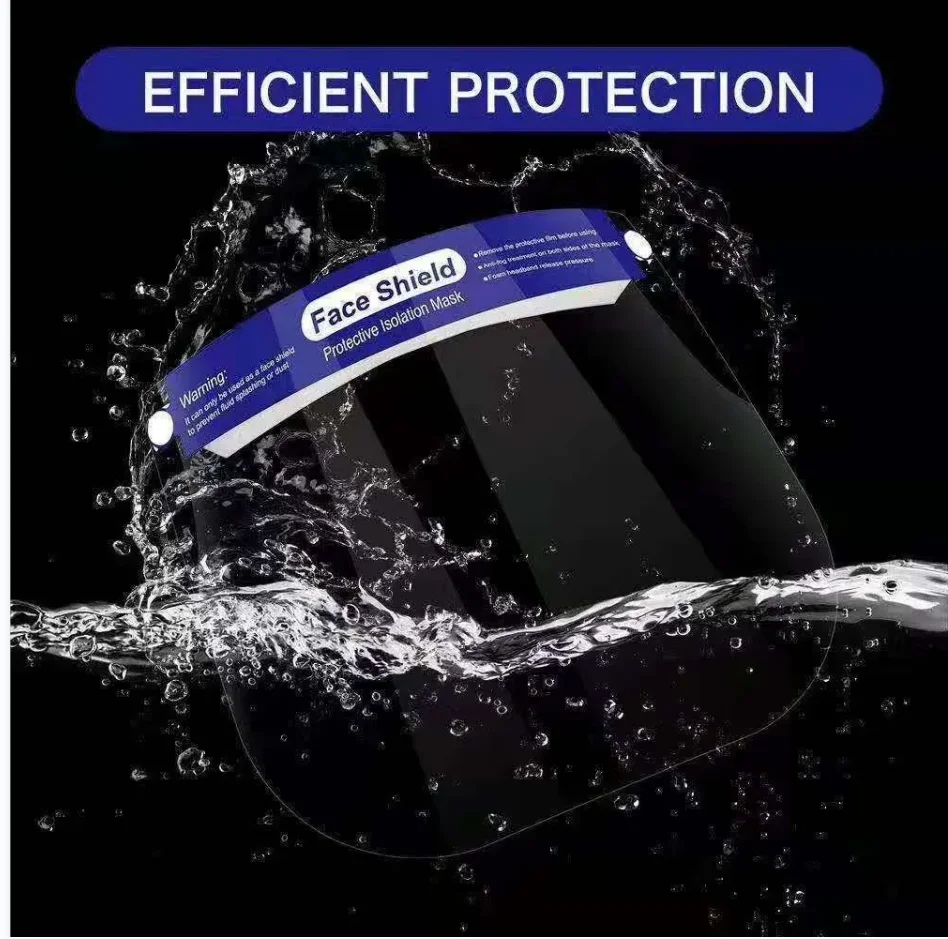 Elastic Band Adjustable Good Protection Dental Beauty Salon Clear Face Shield Disposable For Women And Men