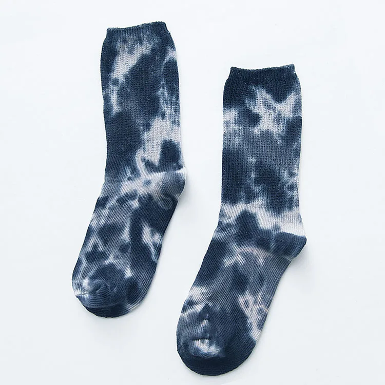 High quality New Comfortable Tie Dye Socks For Men And Women Fashion Skateboard Unisex