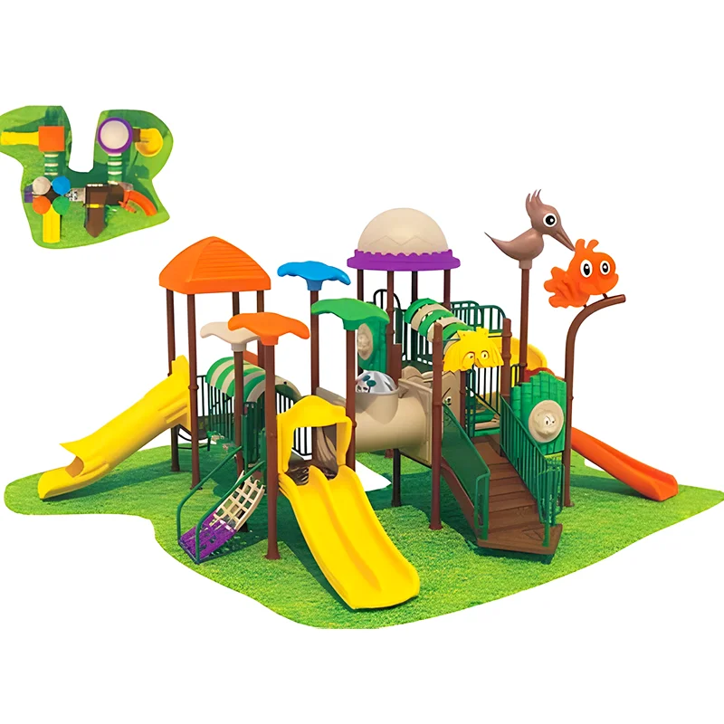 custom cheap low price outdoor swing set amusement park rides play area playground kids slide