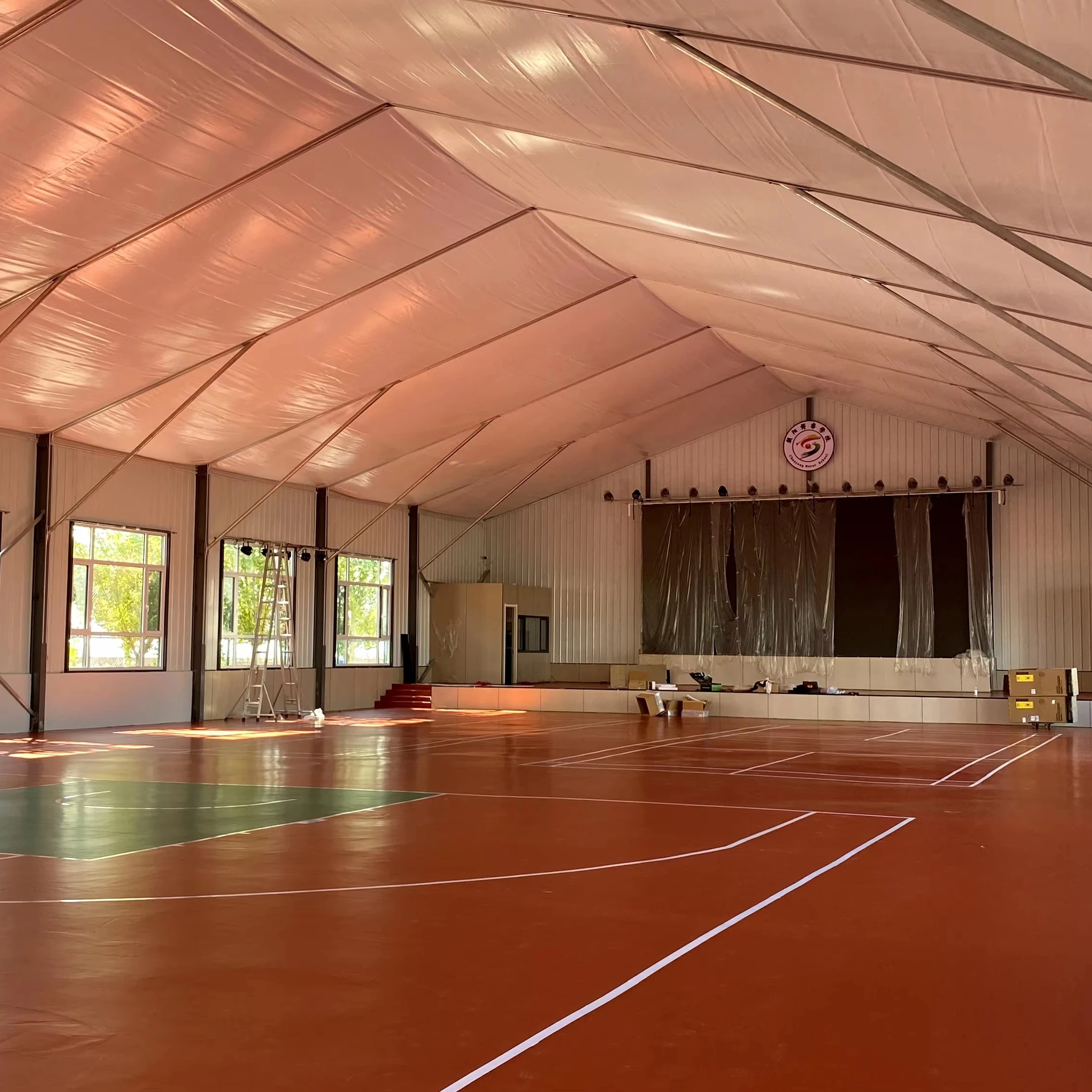 Quick Assembly Temporary Sports Hall Aluminum Alloy Large Premium PVC Stadium Tent for Outdoor Sports Field