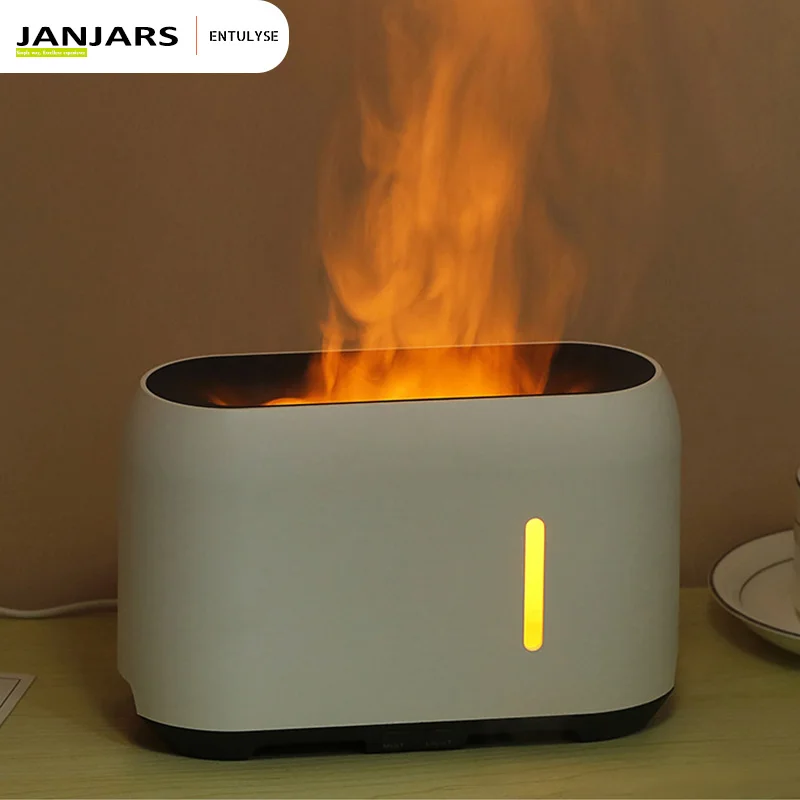 Diffuser Flame Innovative Essential Oil Aroma Diffuser Mist Maker 180ml Portable Baby Ultrasonic Cool Mist Flame Humidifier