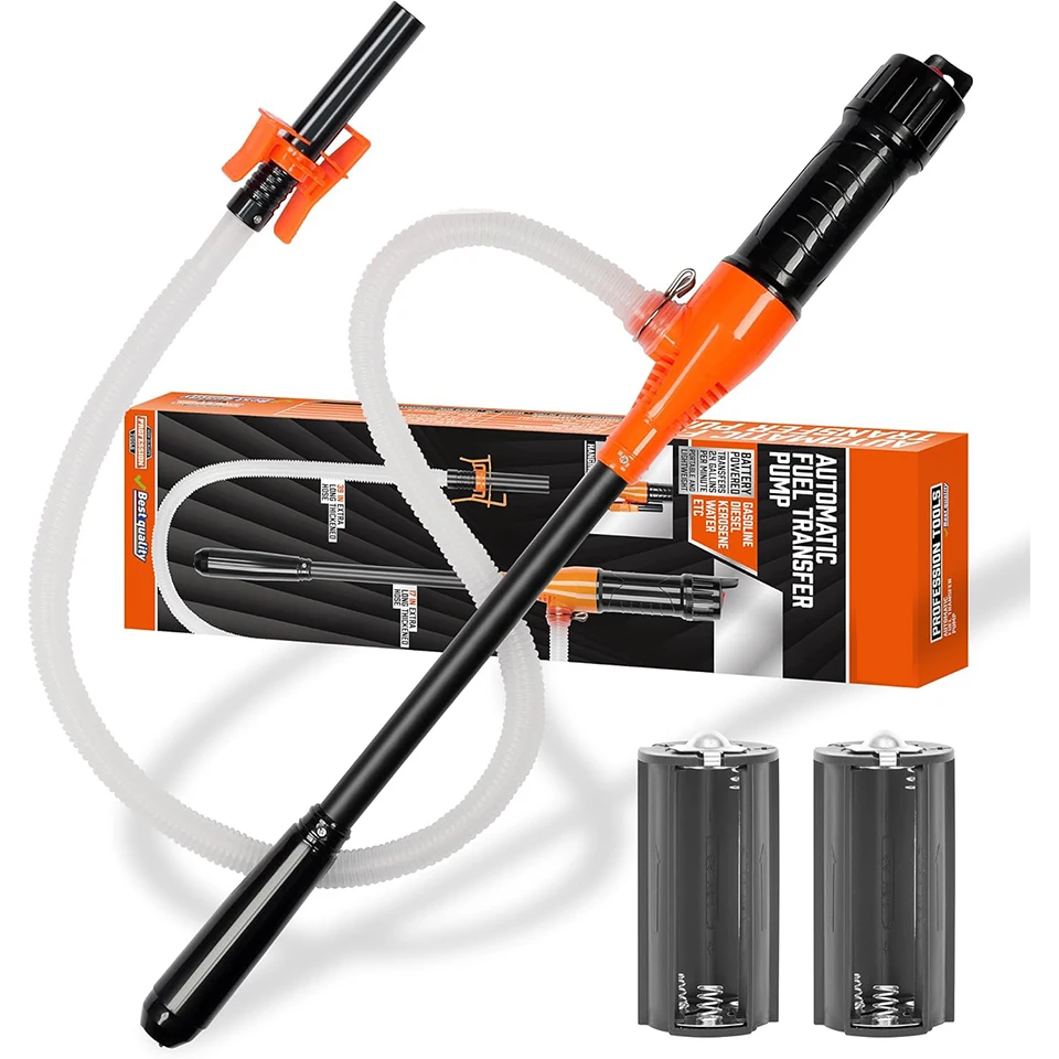 Water Siphon Pump Powered Electric Battery Operated Suction Pump for Water Gasoline Diesel