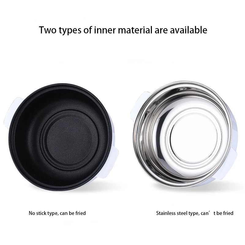 Mini Non-stick electric hot pot with steamed Home use small hot pot electric frying pan multi-function heating pot