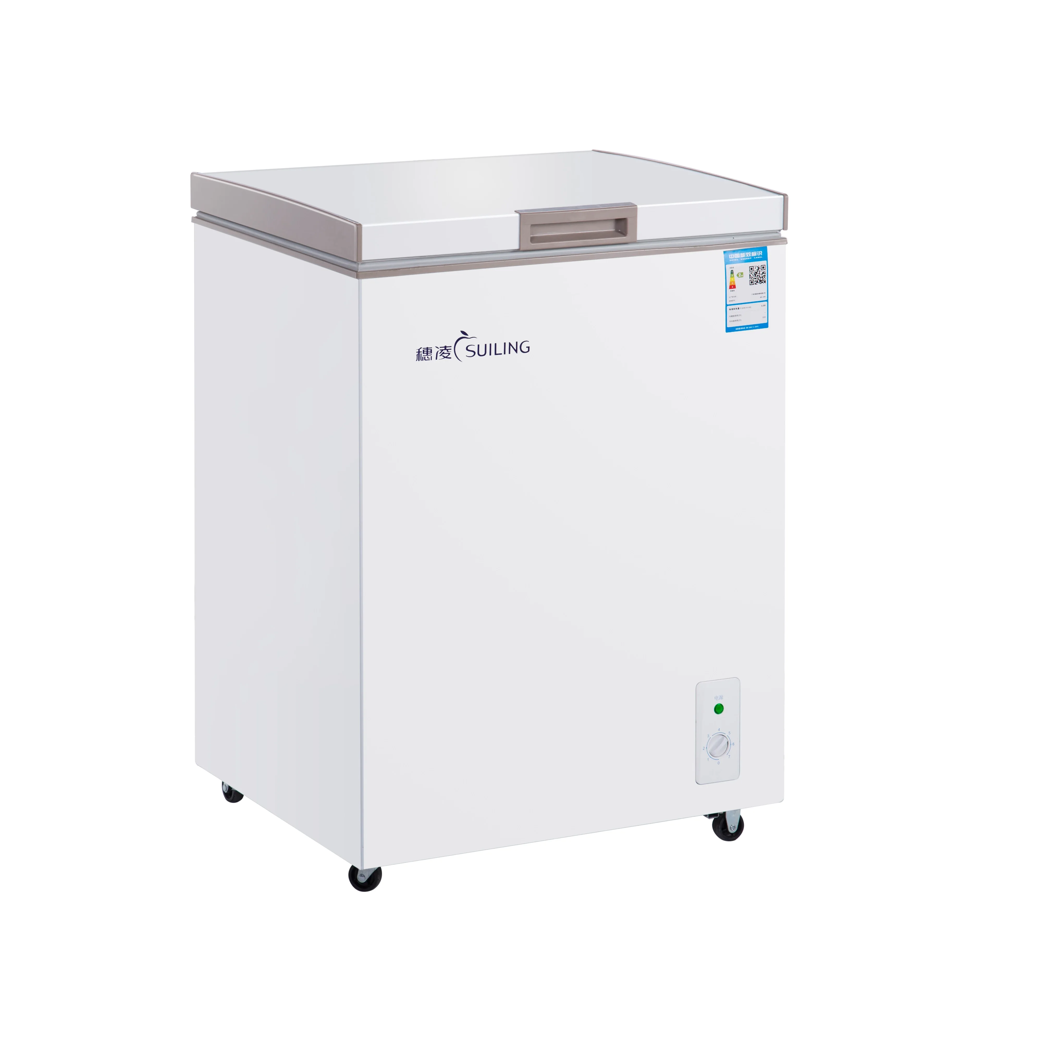 
Householding 100 liter solid door chest freezer / meat freezer / food chiller storage BD103K 