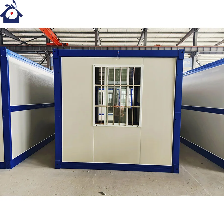 China Flat Pack Prefabricated Fast Foldable Portable Modular 20ft 40ft Folding Mobile Container Tiny House Homes Office Sale