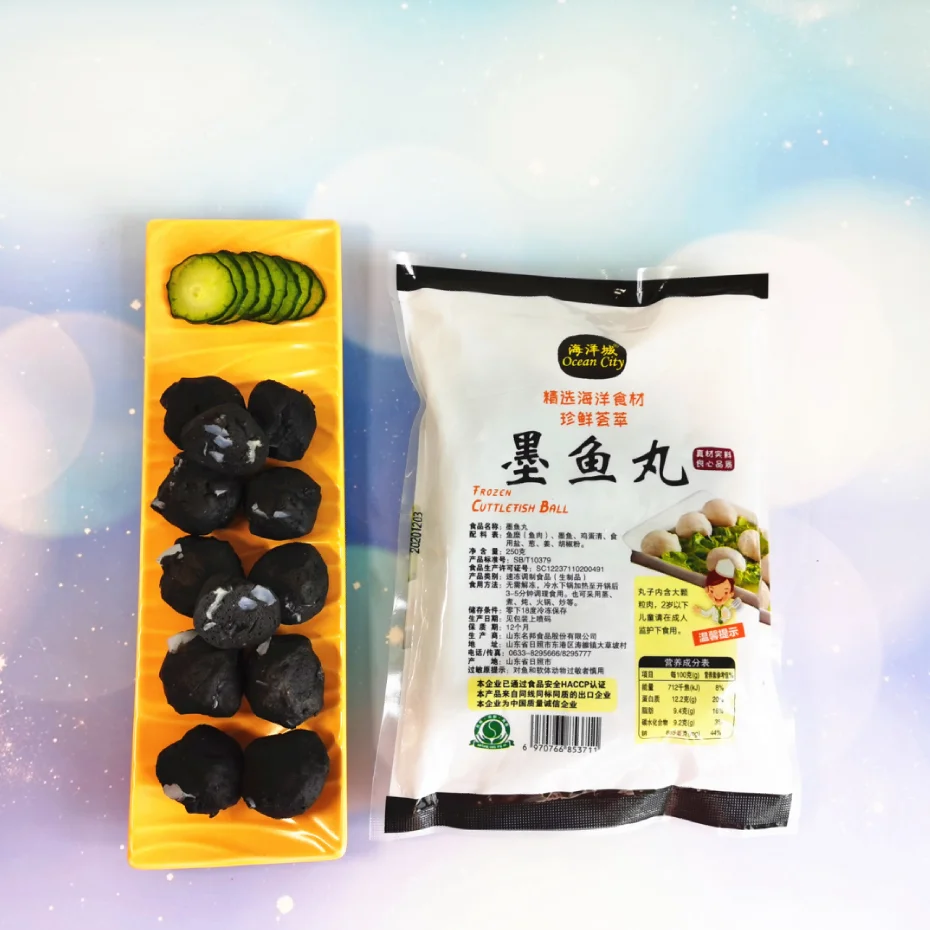  Заводская распродажа различные морепродуктов вкусные Замороженные Каракатица черный