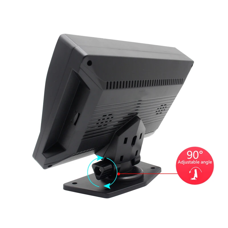 7 inch LCD Monitor Headrest Portable HD VGA LCD Car Screen for PC/Mac Mini/TV/Camera/Gaming IPS 1024X600 Support AV Video