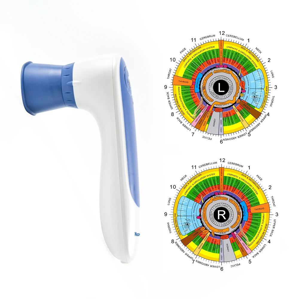 Portable Household Full Body Health Smart Test Analyzer 12MP Iriscope Iridology Camera with Pro Software English Korean Spanish