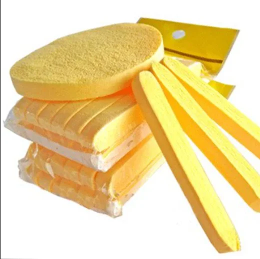 Hot Sale Compressed PVA Cellulose Facial Sponge Super Soft and Washable Beauty Sponges for Face Cleaning Custom Logo