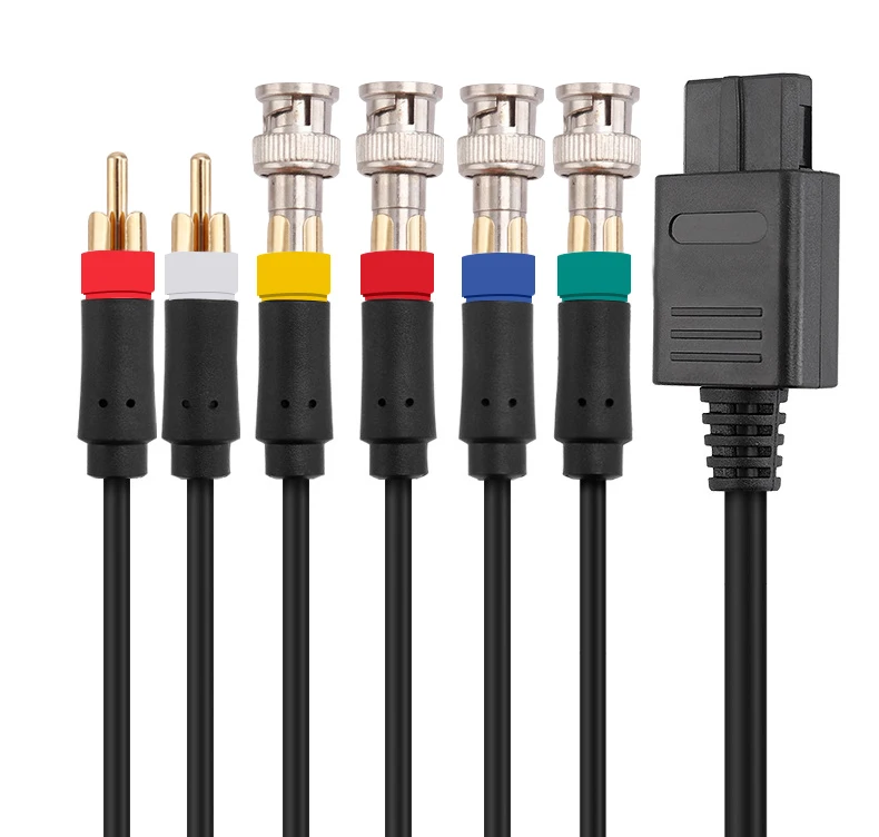 Многофункциональный для игровой консоли SFC/ N64/ NGC, композитный кабель RGBS/RGB, цветной монитор, кабель, не компонент