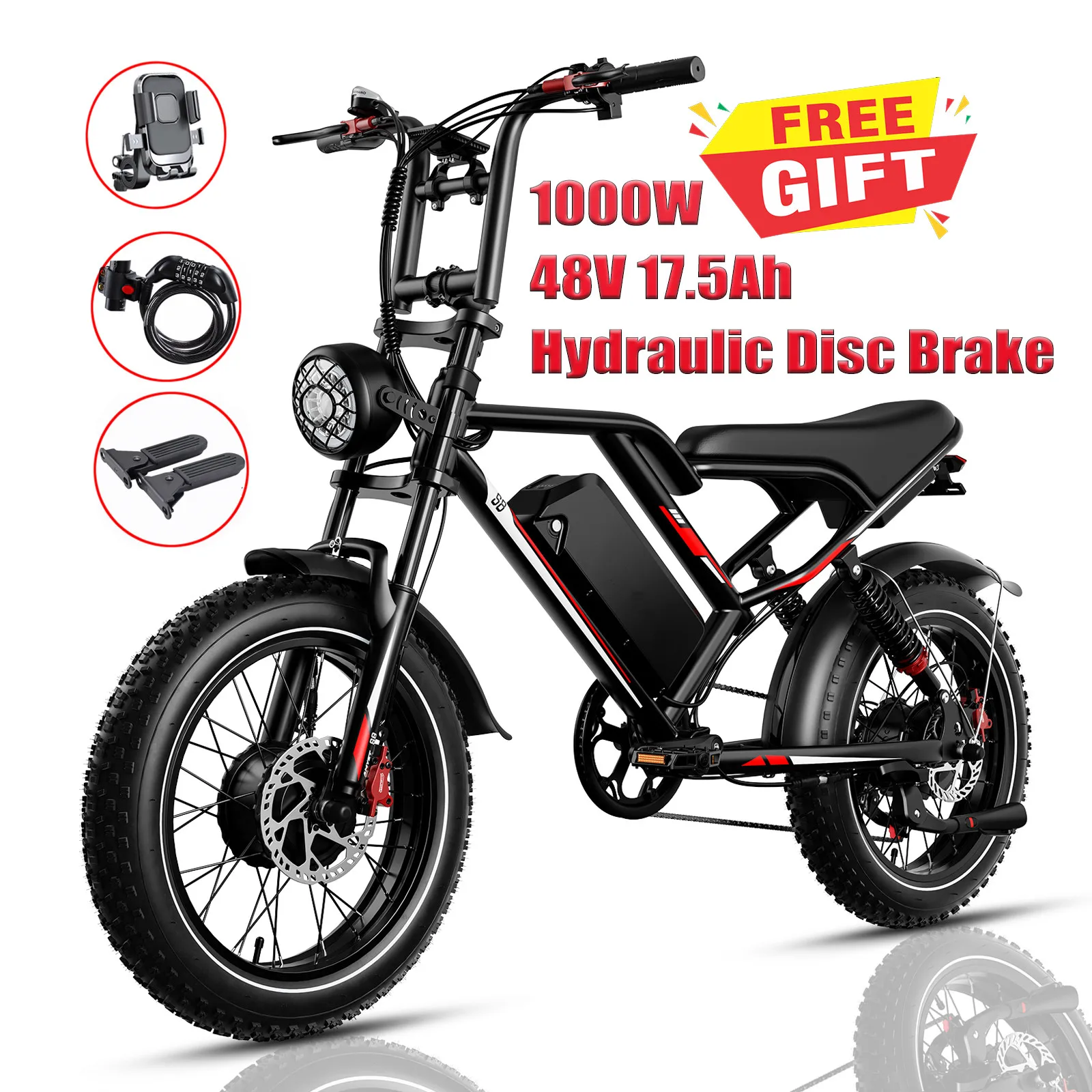 EU Netherlands V20 V8 S8 250 Вт Электрический городской велосипед 48 В 17 5 А ч с двойной подвеской оптом 20-дюймовый толстый электровелосипед