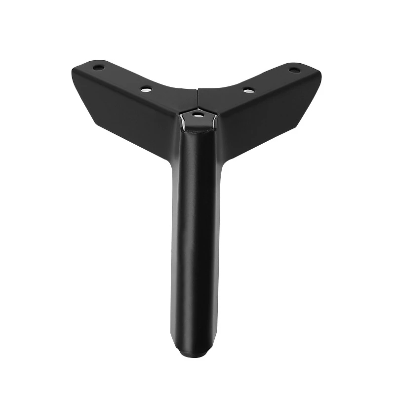 Triangle Replacement Couch Sofa Legs Gold Chrome Corner Sofa Leg Modern Metal Furniture Legs For Chair Table