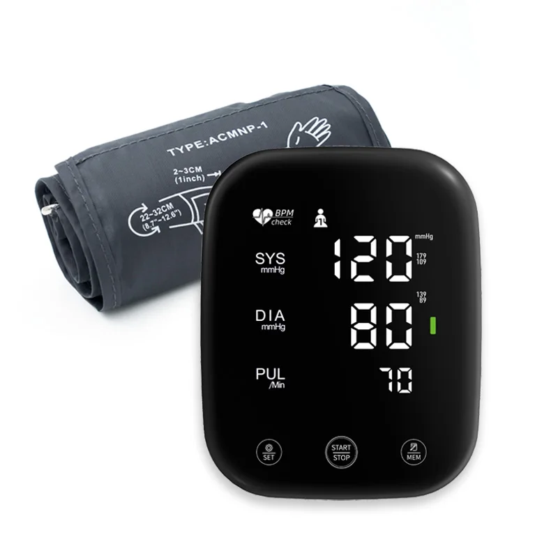 Automatic Talking BP Machine Home Arm Type Digital Touch Screen Blood Pressure Monitor Electronic Sphygmomanometer