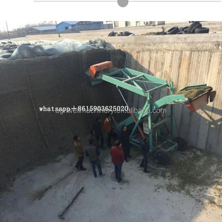 fully automatic corn silage hay grass loading machine reclaimer for sale