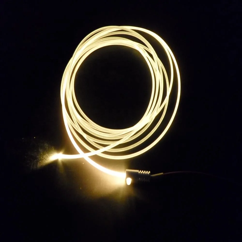 5V USB Light Engine R/G/B/Y/P/Ice blue LED 2W For Car PMMA Fiber Optic Cable Illumination