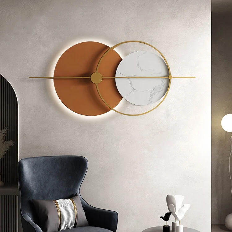 3D Creative Pendant Bedside Wall Decoration Wrought iron Wall Decoration Living room Sofa Metal Wall Hanging