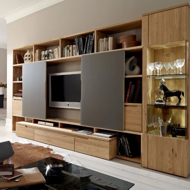 Vermonhouzz настенный деревянный ТВ Стенд витринный шкаф с большим