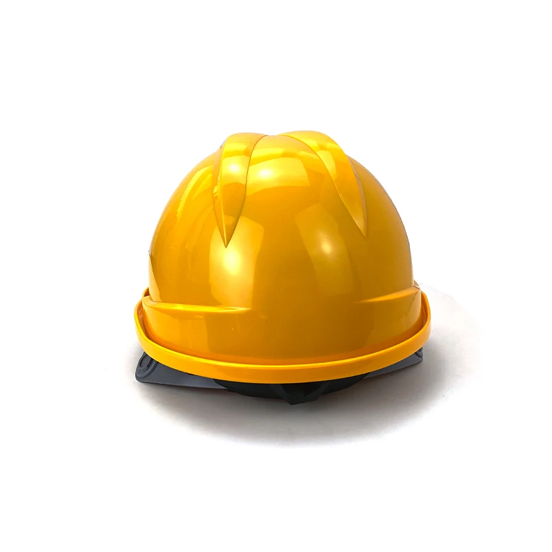 SATA V-Top ABS Standard Safety Helmet Wide Brim HDPE Head Protection Construction Industry Yellow TF0202Y30mm Universal Slot