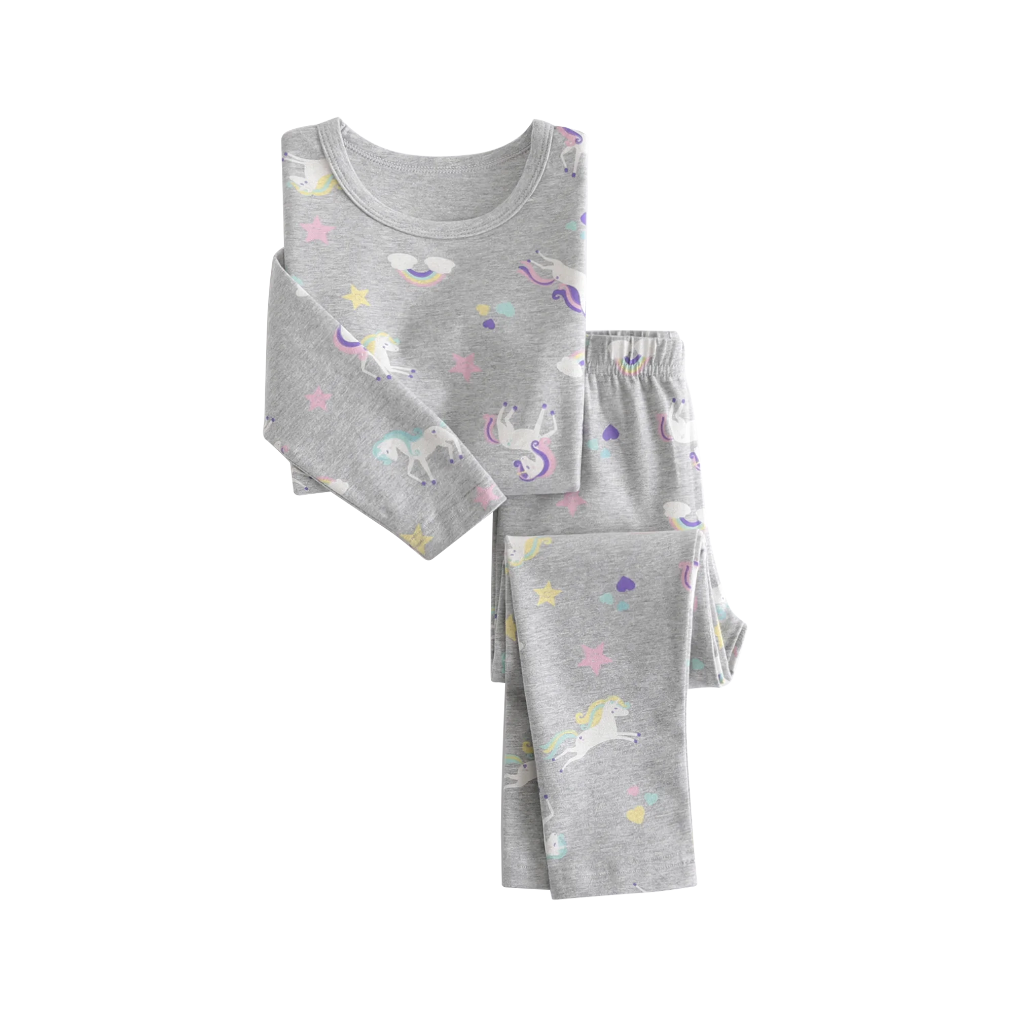 
95% cotton kids pajamas kids christmas pajamas kids print new design pajamas set 