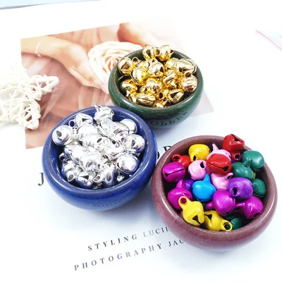 
2021 Good Quality Wholesale Suppliers Small Red Christmas 10mm Jingle Bells Decoration 