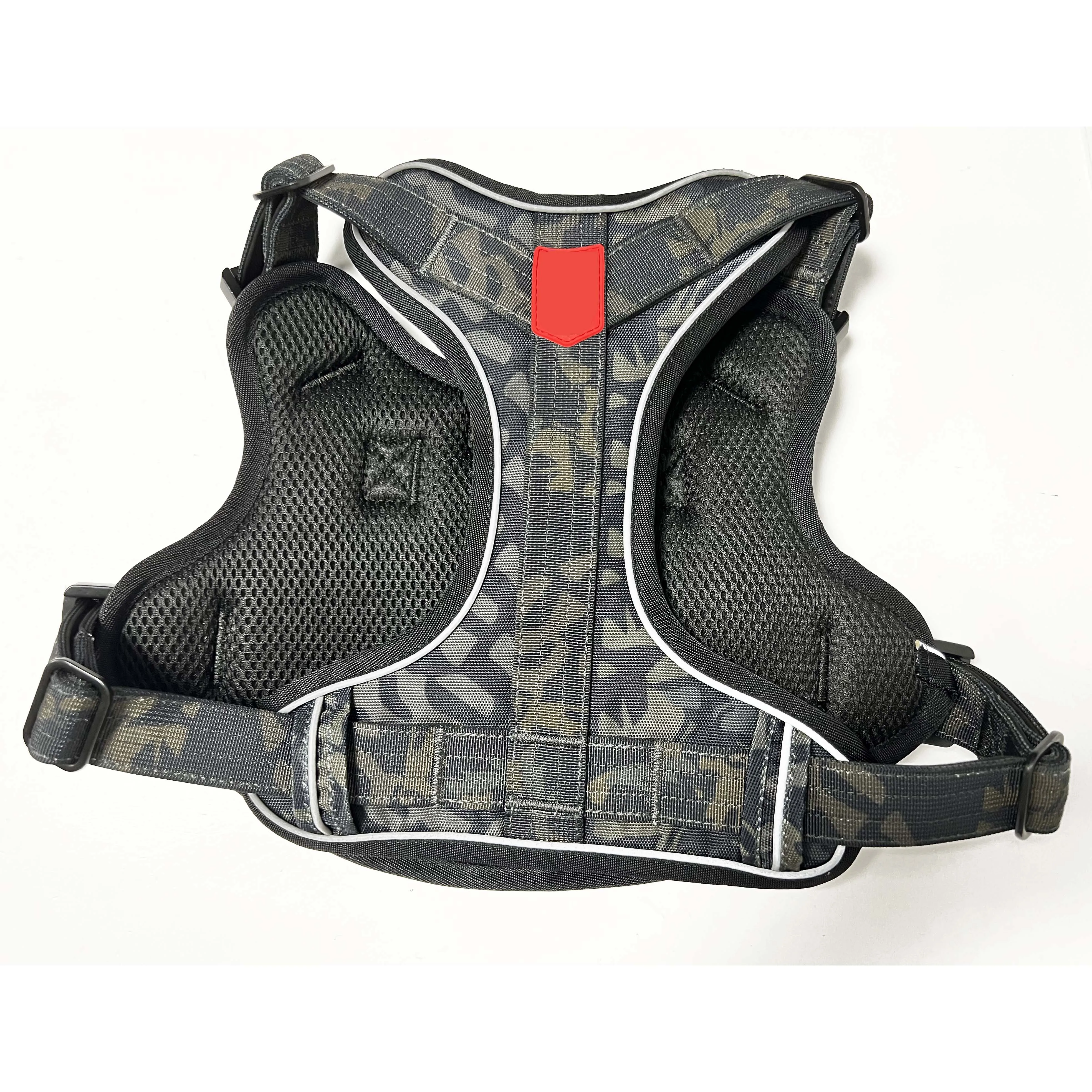 Metal Buckle No Pull Heavy Duty Tactical Dog Harness  Vest with Handle